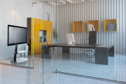Dizajnový televizní stolek Omb Screen Tower