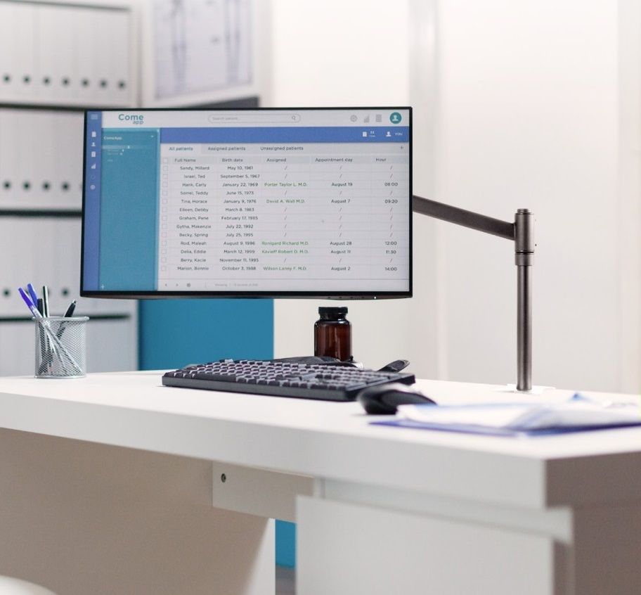 Profesionální stolní držák na monitor do kanceláře Edbak SV03